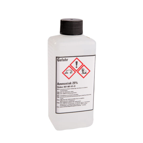 Ammoniaklösung 25 %ig 80 ml Kunststofflasche