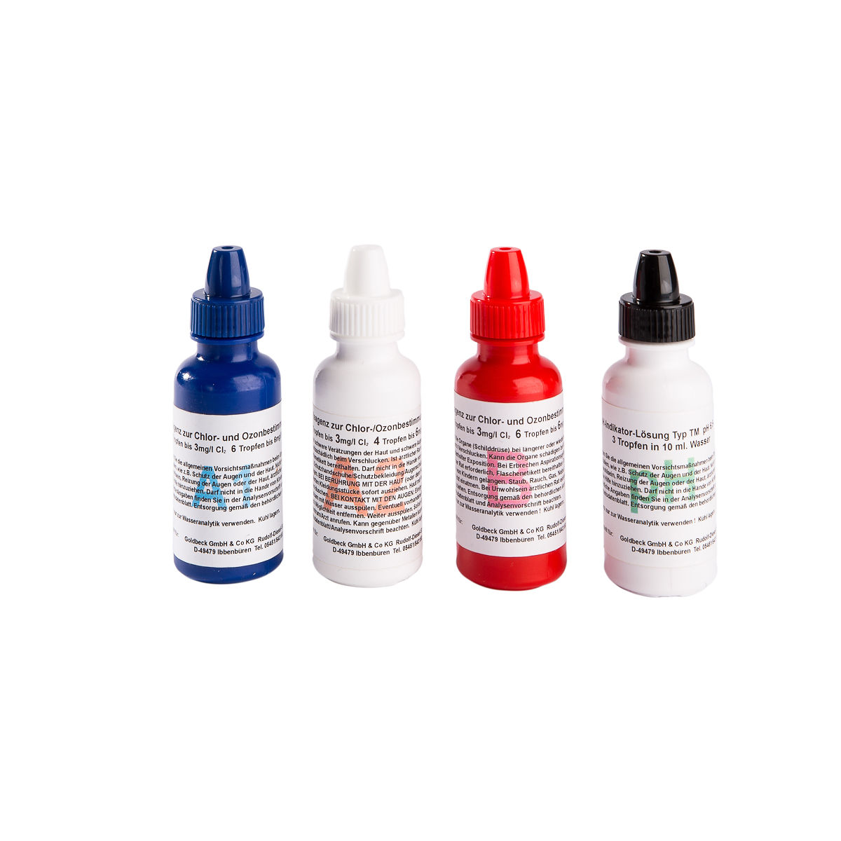 Reagenzien Set zu Bestimmung Hygienehilfsparameter