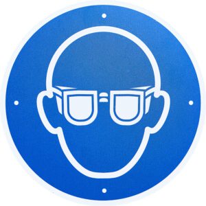 Gebotsschild "Augenschutz benutzen"