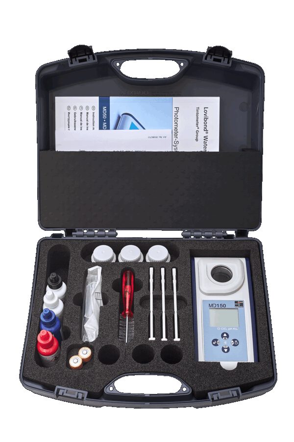 Photometer MD150 Lovibond Chlor, Brom, pH, Cyanursäure, Alka