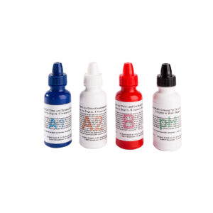 Reagenzien Set zu Bestimmung Hygienehilfsparameter