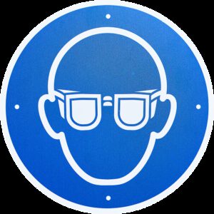 Gebotsschild "Augenschutz benutzen"